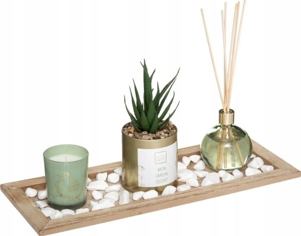 Atmosphera duftdiffusersett SECRET GARDEN: duftlys + diffuser med pinner