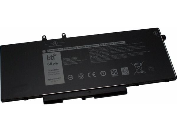 BTI - Batteri för bärbar dator - litiumjon - 4-cells - 4250 mAh - 68 Wh - för Dell Inspiron 7500; Latitude 5401, 5410, 5411, 5501, 5510, 5511