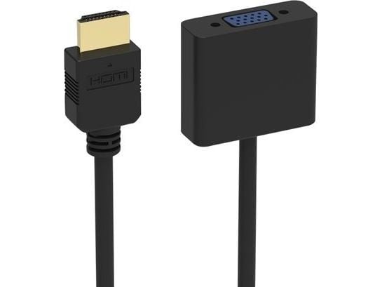 PORT - Video adapter - HDMI hann til HD-15 (VGA) hunn - 20 cm
