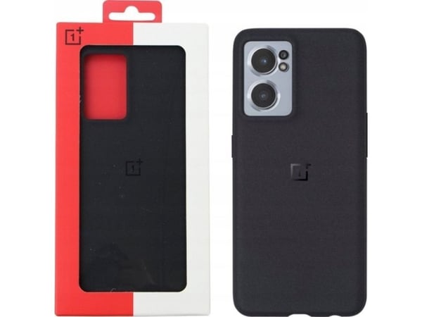 OnePlus - Baksidedeksel for mobiltelefon - polykarbonat, termoplast-polyuretan (TPU) - sandsteinssvart - for OnePlus Nord CE 2 5G