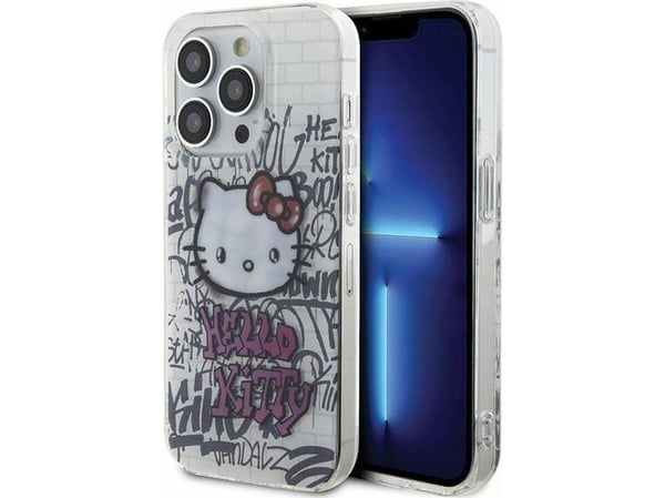 Sourcing Hello Kitty HKHCP14LHDGPHT iPhone 14 Pro 6.1" vit/vit hårt skal IML