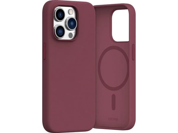 Araree etui Typoskin M til iPhone 15 Pro 6,1" rød/deep red (AR20-01849B)