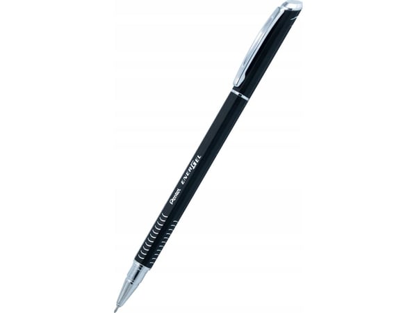Pentel EnerGel BLN455 kulepenn (blå refill) sort, BLACK
