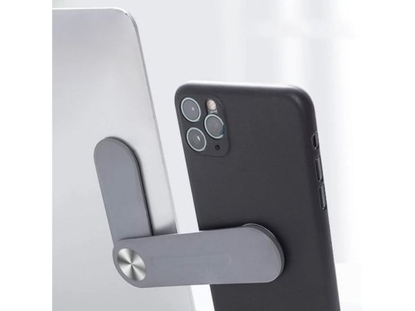 Smarttelefonholder for montering på laptop - metall