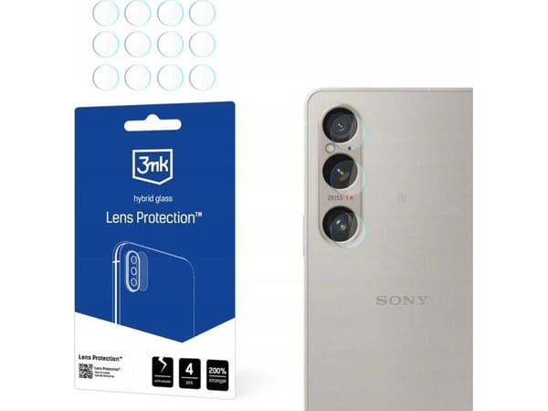 3MK hybridglas för kameralins 3MK Lens Protect Sony Xperia 1 VI [4-pack]