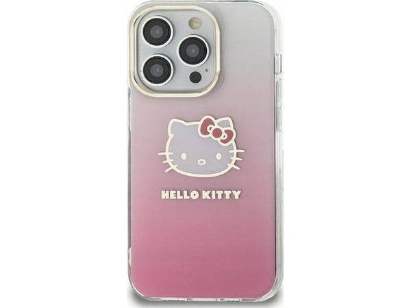 Apple iPhone 11 Hello Kitty deksel IML Gradient Electrop Kitty Head (HKHCN61HDGKEP) rosa