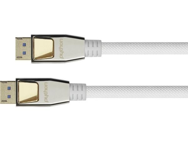 Python DP20-PY005W, 0,5 m, DisplayPort, DisplayPort, Uros, Uros, 7680 x 4320 pikseliä