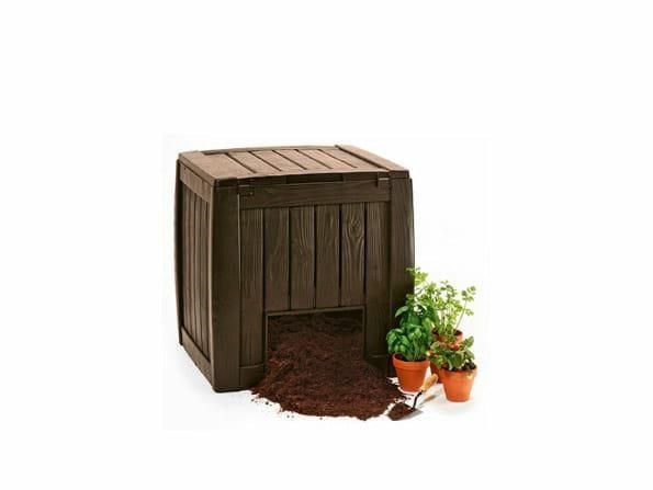 Keter kompostbeholder Deko 340 L, whisky brun