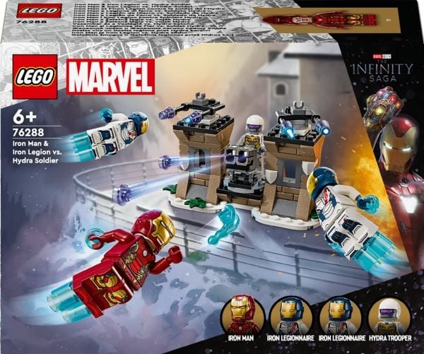 LEGO Super Heroes 76288 Iron Man og Iron Legion mot Hydra-soldat
