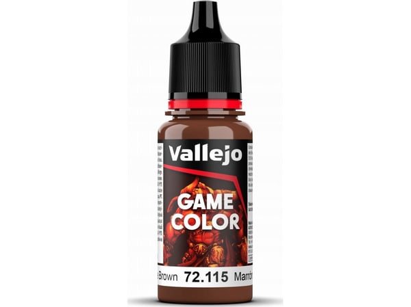 Vallejo 72.115, Brun, Acryl maling, Væske, 18 ml, 1 stykker