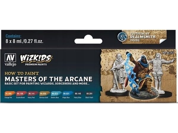 Vallejo 80.257, Multi, Akryylimaali, 8 ml, 8 kpl