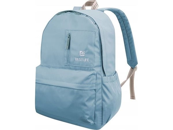 Bestlife Ryggsäck för anteckningsbok 14,1", COL-Rainbow, blå, polyester, Bestlife
