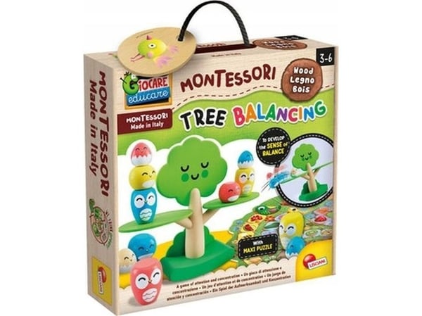 Lisciani LISCIANI LISCIANI MONTESSORI BABY WOOD DRZEWO RÓWNOWAGI