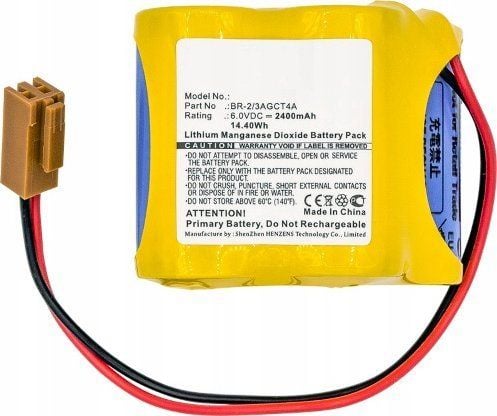Cameron Sino batteri type FANUC A98L-0031-0025 Br2/3agct4a Ge A06B-6114-K504 Br-2/3A4F / CS-PLC980SL