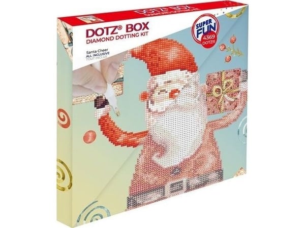 DIAMOND DOTZ DIAMOND DOTZ DOTZ BOX SANTA CHEER