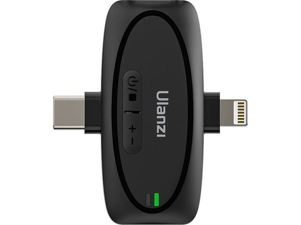 Ulanzi trådløs mikrofon 2x mikrofon 3-i-1 - USB Type-C iPhone Lightning 3,5 mm / V6