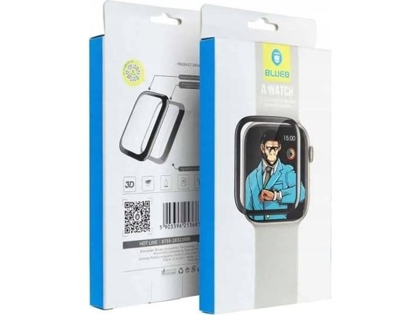 Blueo herdet glass 5D Mr. Monkey Glass for Apple Watch Ultra / Ultra 2, svart (Strong HD)