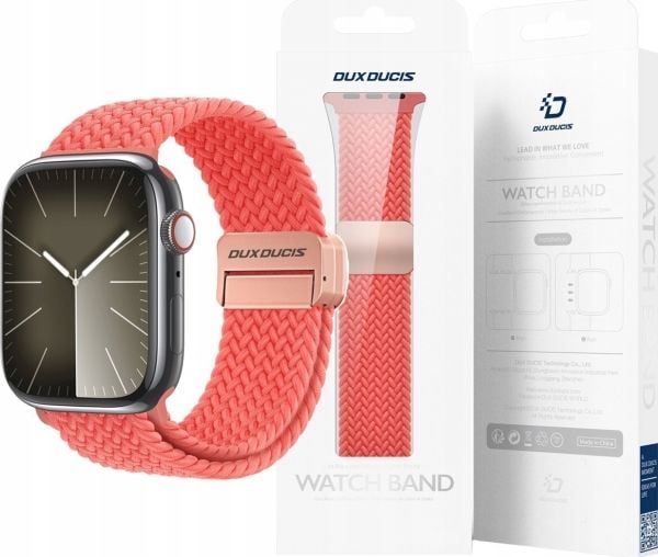 Dux Ducis Mixture Pro flettet rem til Apple Watch 38/40/41 mm guava