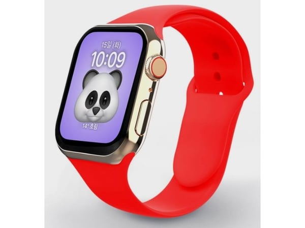 Swissten Silicone Band for Apple Watch 42-44mm Red - 8595217477148, Klokkeskjermbeskytter, Apple, Apple Watch SE, Apple Watch Series 1, Apple Watch...