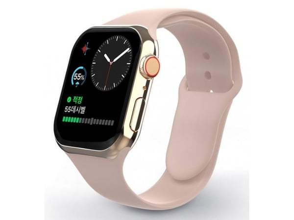 Swissten Silicone Band for Apple Watch 42-44mm Pink Sand - 8595217477179, Klokkereim, Apple, Apple Watch SE, Apple Watch Series 1, Apple Watch Seri...