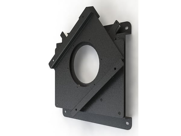 HI-ND - Monteringssett (veggmontering) - for flatpanel - roterende - svart - skjermstørrelse: inntil 55" - monteringsgrensesnitt: 200 x 200 mm
