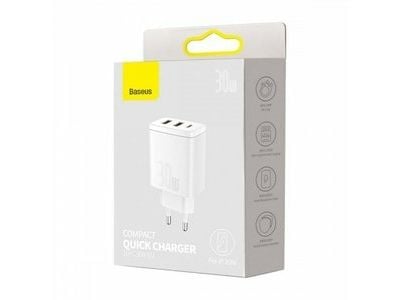 Baseus Compact - Strömadapter - 30 Watt