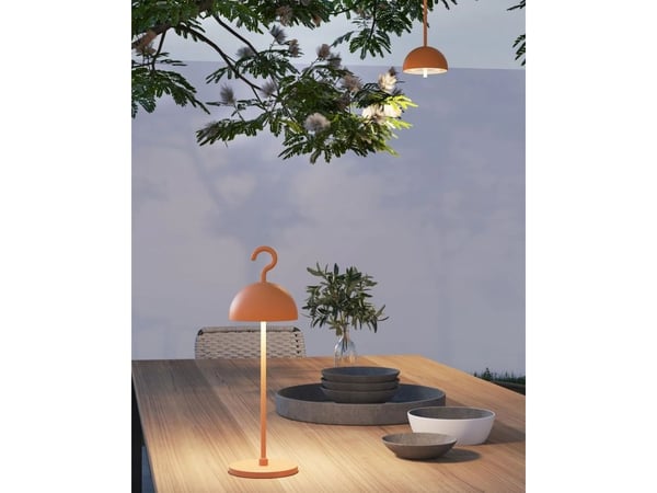 Sompex HOOK, Bordlys, Oransje, Aluminium, IP65, Hage, Terrasse, Værsikker