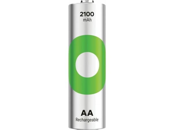 GP Batteries 201239, Oppladbart batteri, AA, Nikkelmetallhydrid (NiMH), 1,2 V, 2 stykker, 2100 mAh