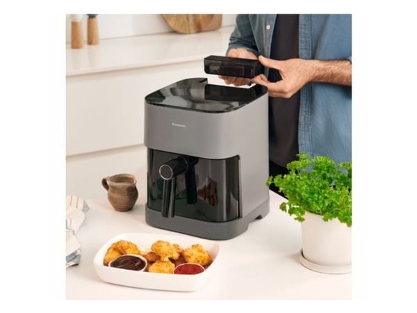 Panasonic NF-CC500 - Varmluftssteker - 5 liter - 1,45 kW - matt grå