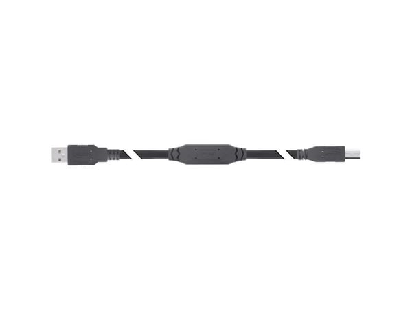 InLine USB 2.0 Aktiv-Kabel - USB-A Stecker zu USB-B Stecker - 10m (34511A)
