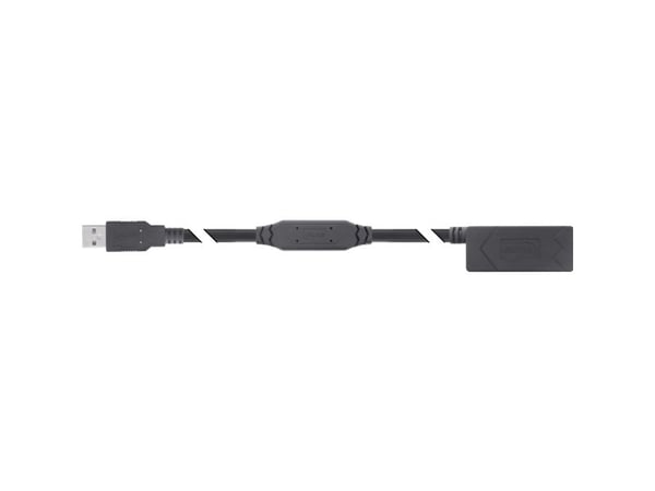 InLine USB 2.0 aktiivinen jatkoyhteys - USB-A uros/naaras - 25m (34614A)