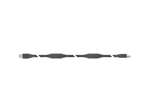 InLine USB 2.0 Aktiv-Kabel - USB-A Stecker zu USB-B Stecker - 25m (34514A)