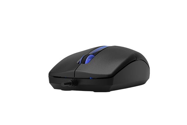 A4Tech N-530S, Ambidextrous, USB Type-A, 1200 DPI, Svart