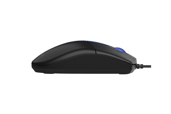 A4Tech N-530S, Ambidextrous, USB Type-A, 1200 DPI, Svart