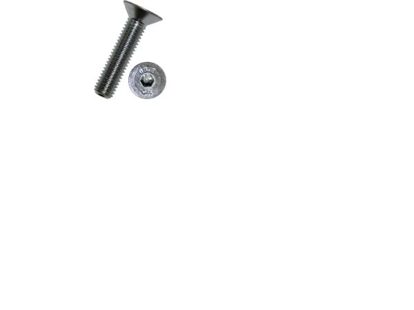 Dresselhaus 4001796064937, Skrue, Galvanisert stål, M10, Helgjenget, Senkhode, Sink