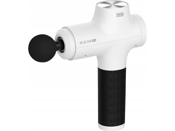 Massagepistol Teesa TEESA RELAX GUN MG60, 8 tillbehör, vit