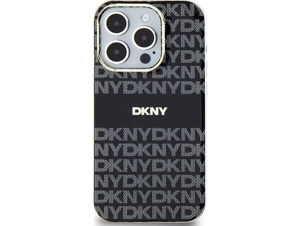 DKNY DKNY DKHMP15MHRHSEK iPhone 15 Plus / 14 Plus 6.7" czarny/black hardcase IML Mono & Stripe MagSafe