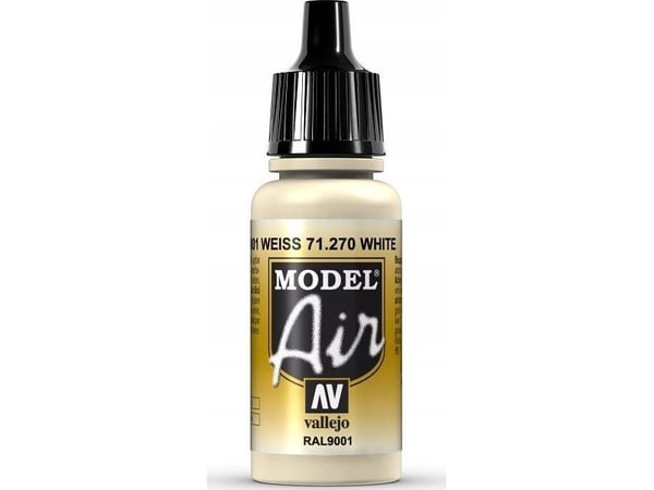 Vallejo 71.270, Vit, Akrylfärg, Vätska, 17 ml, 1 styck |