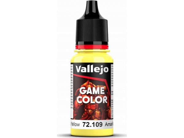 Vallejo 72.109, Gul, Akrylfärg, Vätska, 18 ml, 1 styck