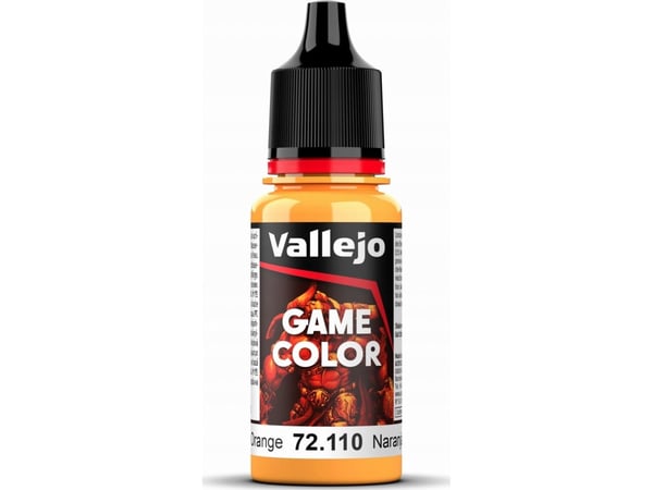 Vallejo 72.110, Oransje, Acryl maling, Væske, 18 ml, 1 stykker