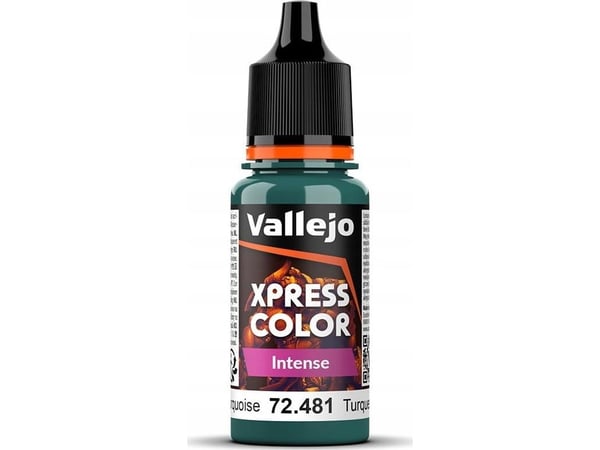 Vallejo 72.481 - Xpress Color Intense - Heretic Turquoise (18 ml)