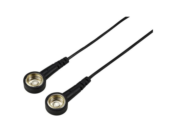 TRU COMPONENTS TC-12356296 ESD-jordingskabel svart 2,40 m