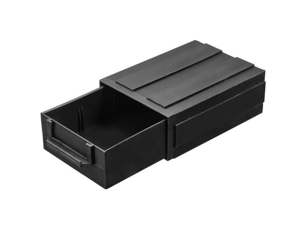 TRU COMPONENTS ESD oppbevaringskasse (L x B x H) 138 x 93 x 46 mm kan avlede