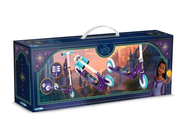 Disney Wish hopfällbar sparkcykel