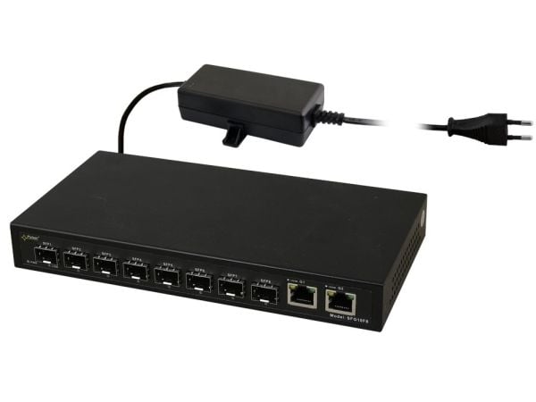 Pulsar PULSAR SFG10F8 optisk bryter (8xSFP, 2xRJ45)