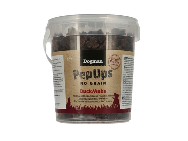 DOGMAN Pep Ups No Grain anka 500g