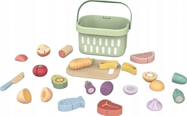 Tooky Toys TOOKY Toy Tresett Mat Grønnsaker Frukt