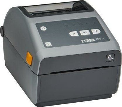 Zebra ZD621d - Etikettskriver - direktetermisk - Rull (10,8 cm) - 203 dpi - inntil 203 mm/sek - USB 2.0, LAN, seriell, USB-vert - grå