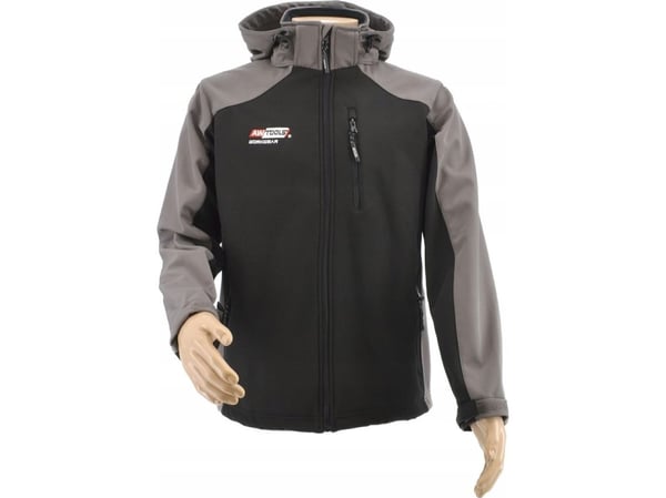 AWTools softshelljakke T4, grå/svart, XXL