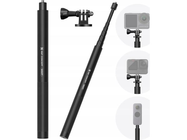 Monopodi Kf Kolmijalka Selfie Stick 153cm Gopro Sjcam Xiaomi Dji Insta360 / Kf09.132 / Ms07 varten